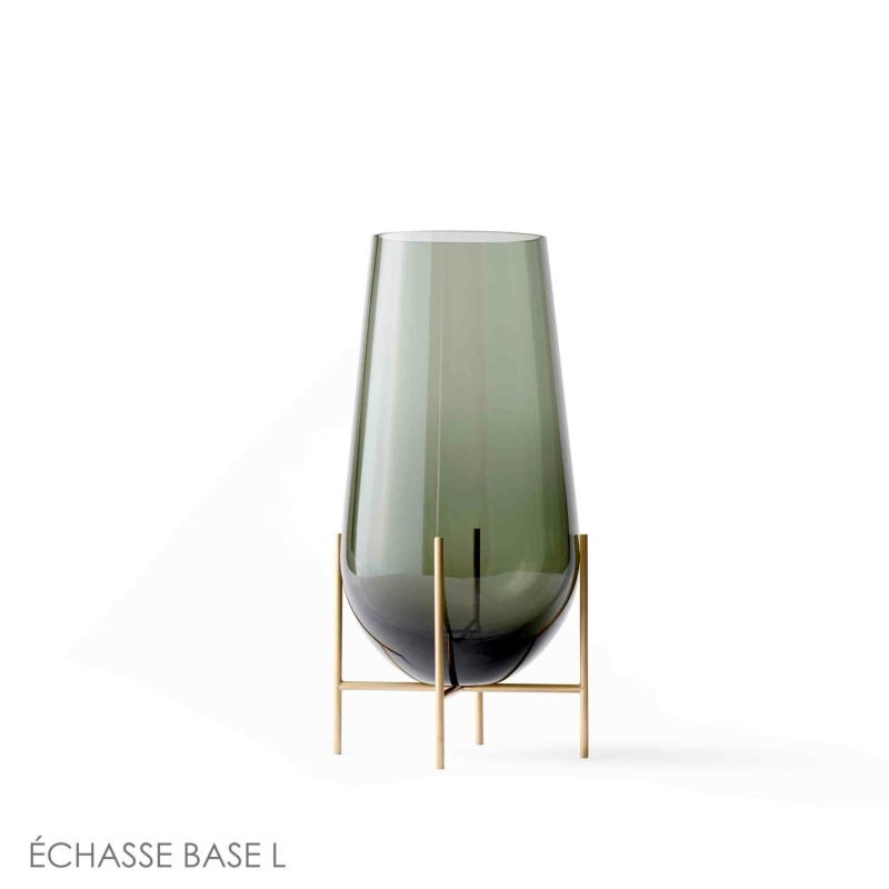 Audo Copenhagen（オドー・コペンハーゲン） / ÉCHASSE BASE L （イシャスベースL） / Smoked Glass / フラワーベース