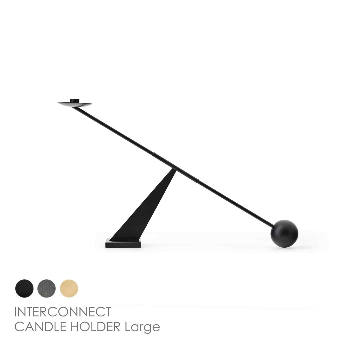 Audo Copenhagen（オドー・コペンハーゲン） / INTERCONNECT CANDLE HOLDER /  Large（インターコネクト キャンドルホルダー） /Brass / キャンドルホルダー