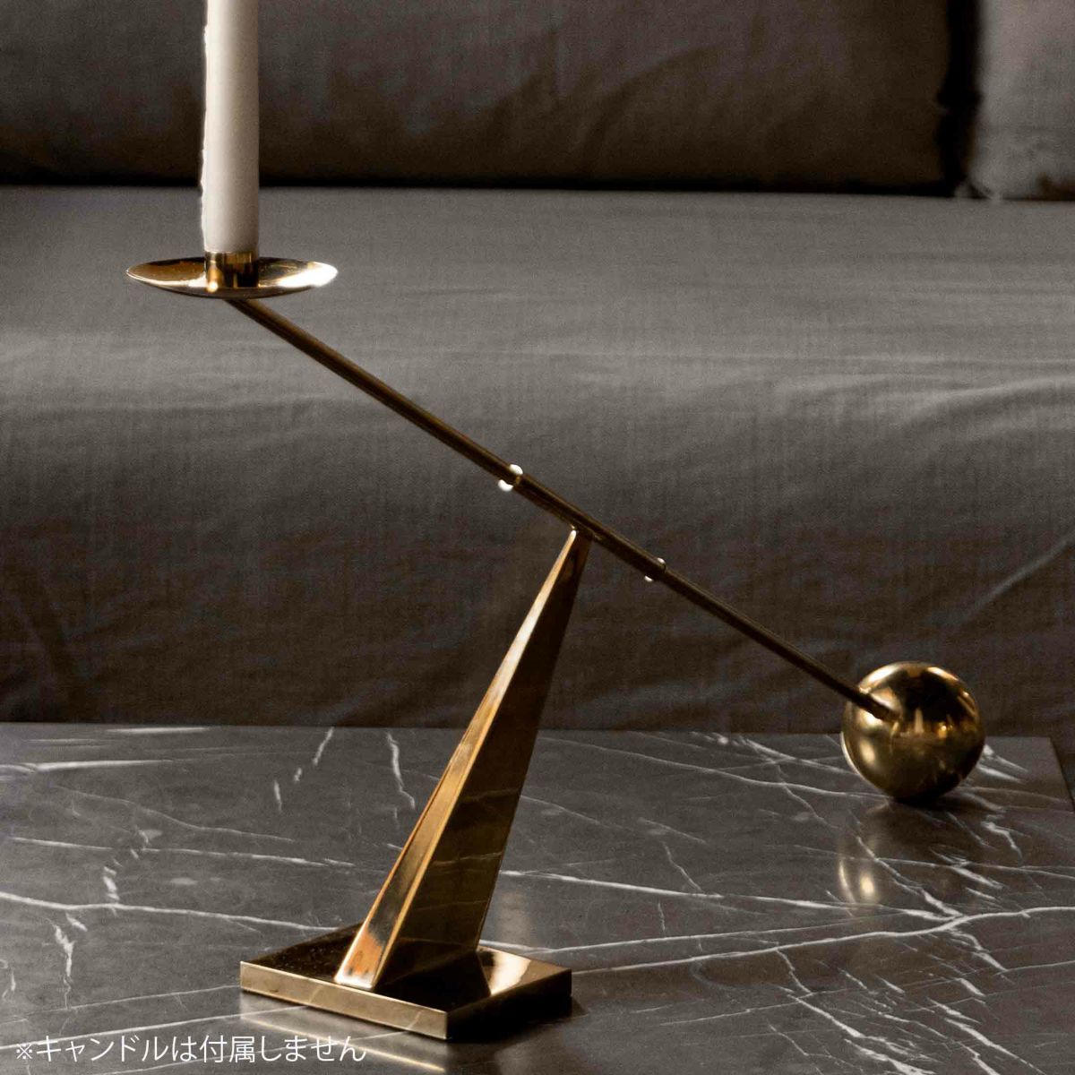 Audo Copenhagen（オドー・コペンハーゲン） / INTERCONNECT CANDLE HOLDER /  Large（インターコネクト キャンドルホルダー） /Brass / キャンドルホルダー