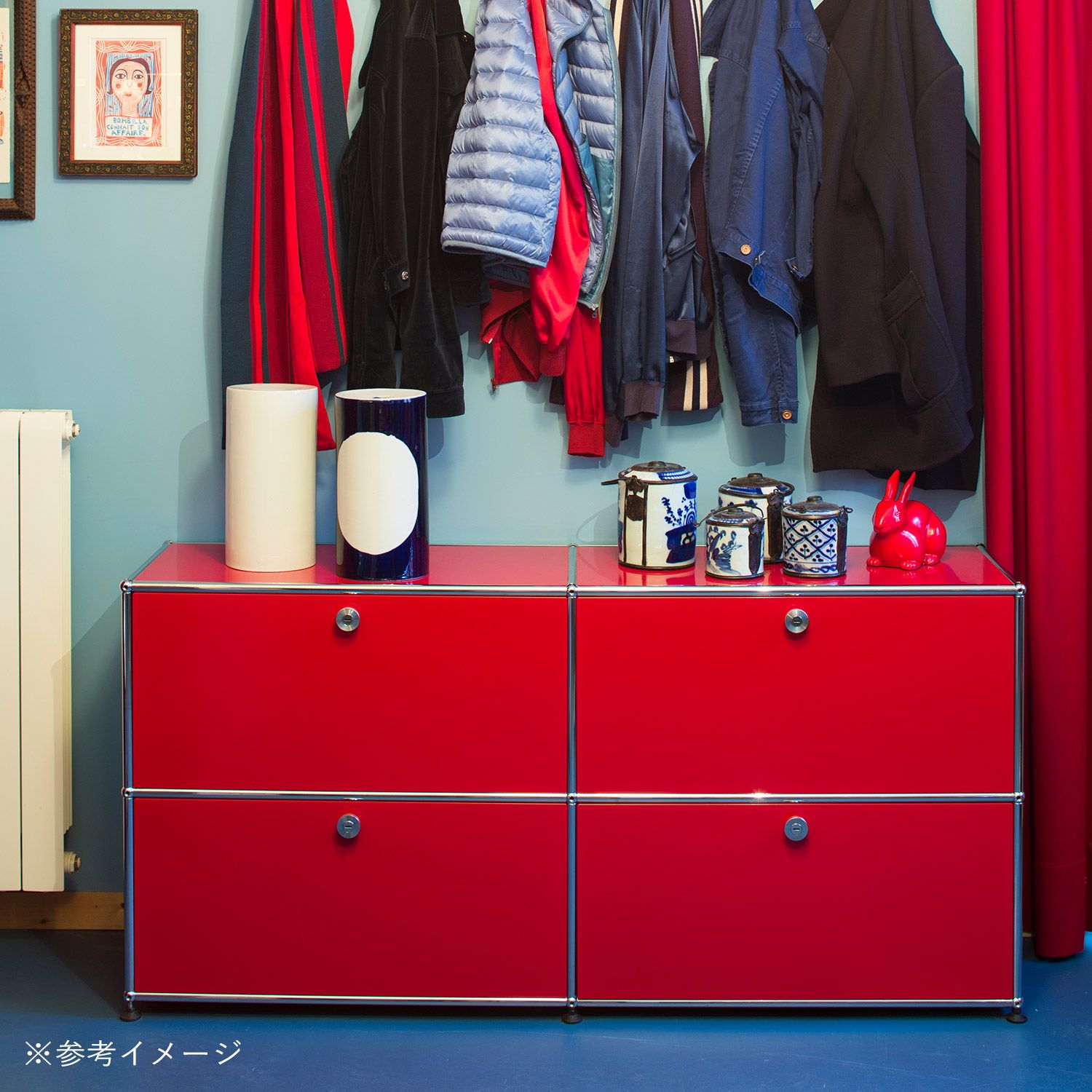 【年越しキャンペーンA】USMハラー（ユーエスエムハラー） / Sideboard（サイドボード） / W1523×D373×H740mm / ドロップダウンドア×4