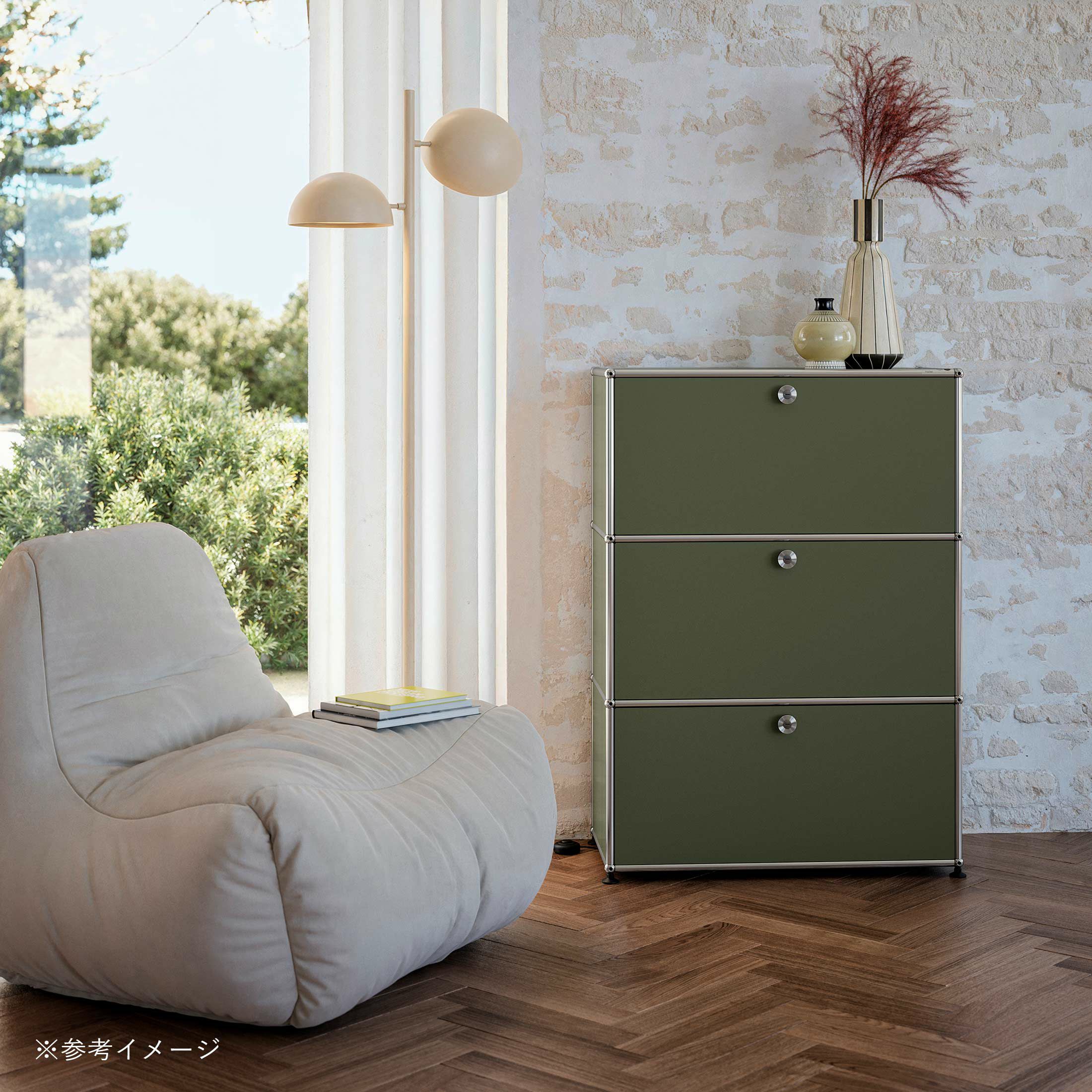 【年越しキャンペーンA】USMハラー（ユーエスエムハラー） / Cabinet（キャビネット） / W773×D373×H1090mm / ドロップダウンドア×2 エクステンションドア×1