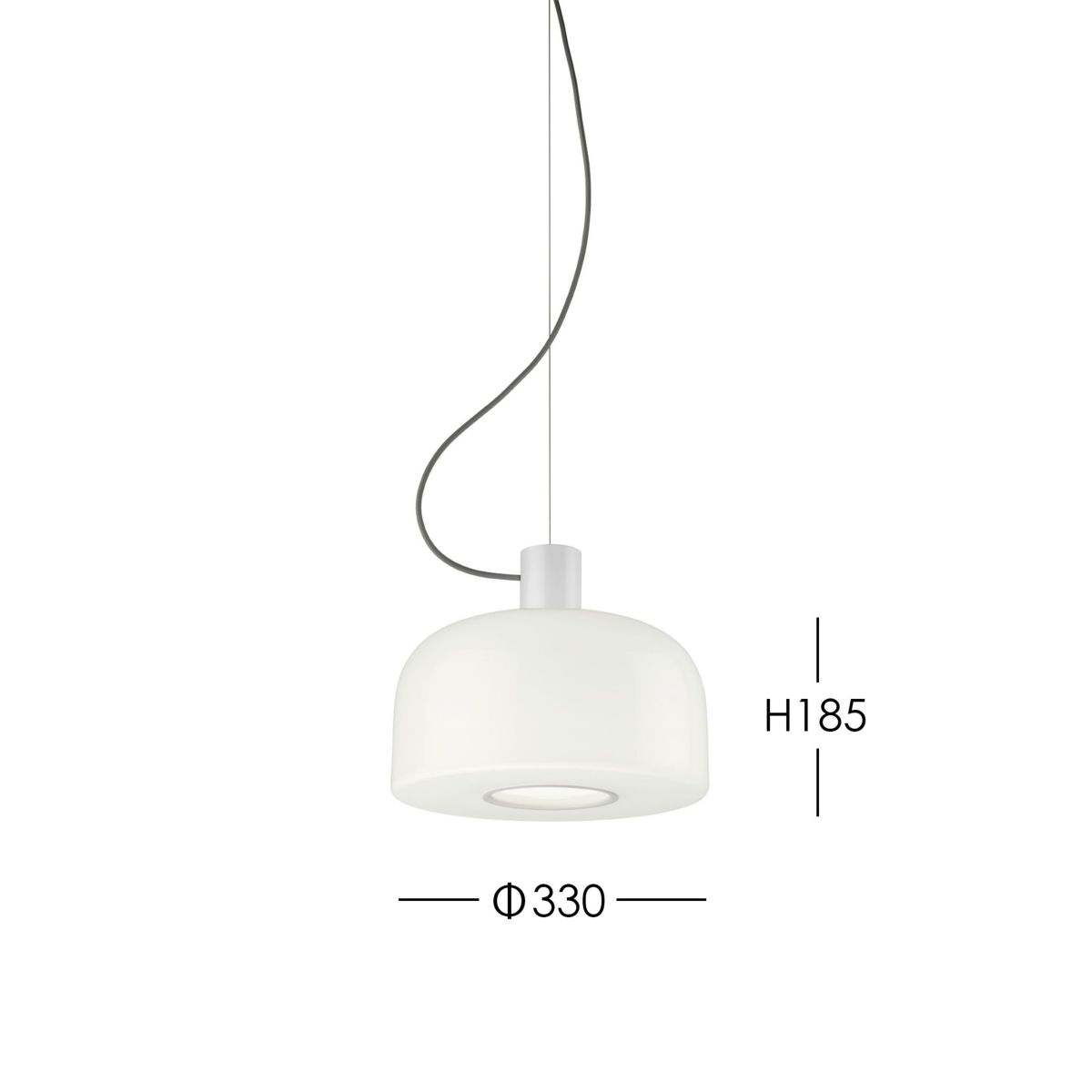 FLOS（フロス） / BELLHOP GLASS S1（ベルホップ ガラス） / 取付簡易仕様 / Φ330 / 全3色 / ペンダントライト