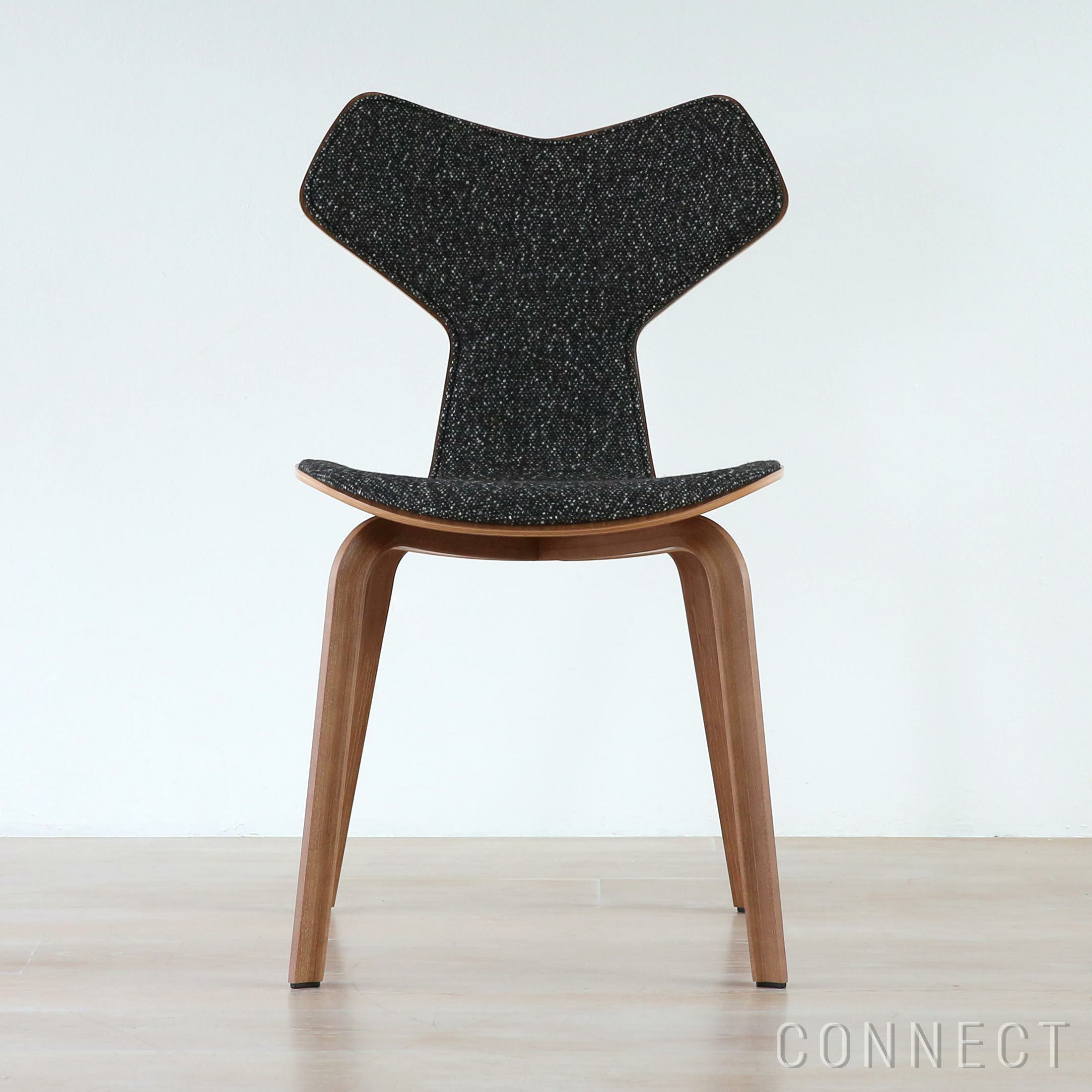 FRITZ HANSEN（フリッツ・ハンセン） / GRAND PRIX（グランプリチェア） / ウッドレッグ / ウォルナット / フロントパディング / VANIR 373（ヴァニール）グラナイトブラウン