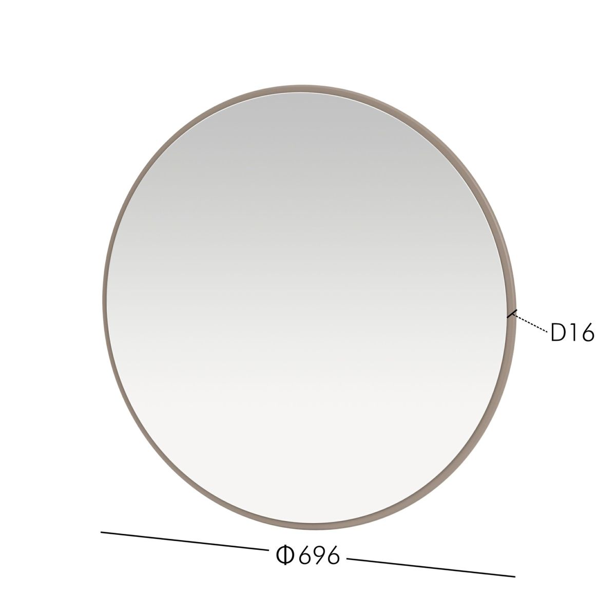 Montana（モンタナ） / AROUND（アラウンド） / Φ69.6cm / 全3色 / ミラー