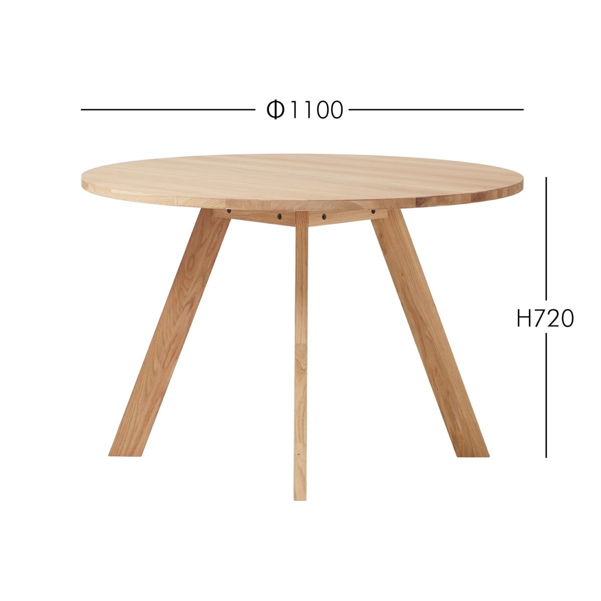 石巻工房 / YAGURA ROUND TABLE（ヤグララウンドテーブル） / Φ110cm / Maker Pack / 全4色 / ダイニングテーブル