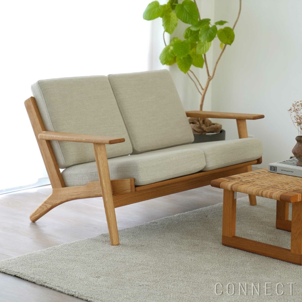 CARL HANSEN & SON（カール・ハンセン＆サン） / CH292 ソファ / オーク材・オイル仕上げ / ZR ANTONI 813 / CH290 SERIES / 2人掛け