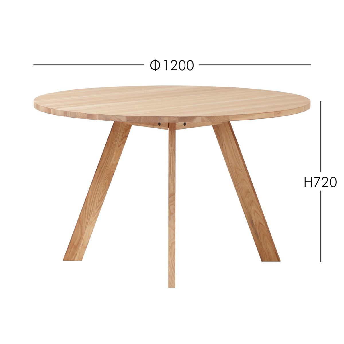 石巻工房 / YAGURA ROUND TABLE（ヤグララウンドテーブル） / Φ120cm / Maker Pack / 全4色 / ダイニングテーブル