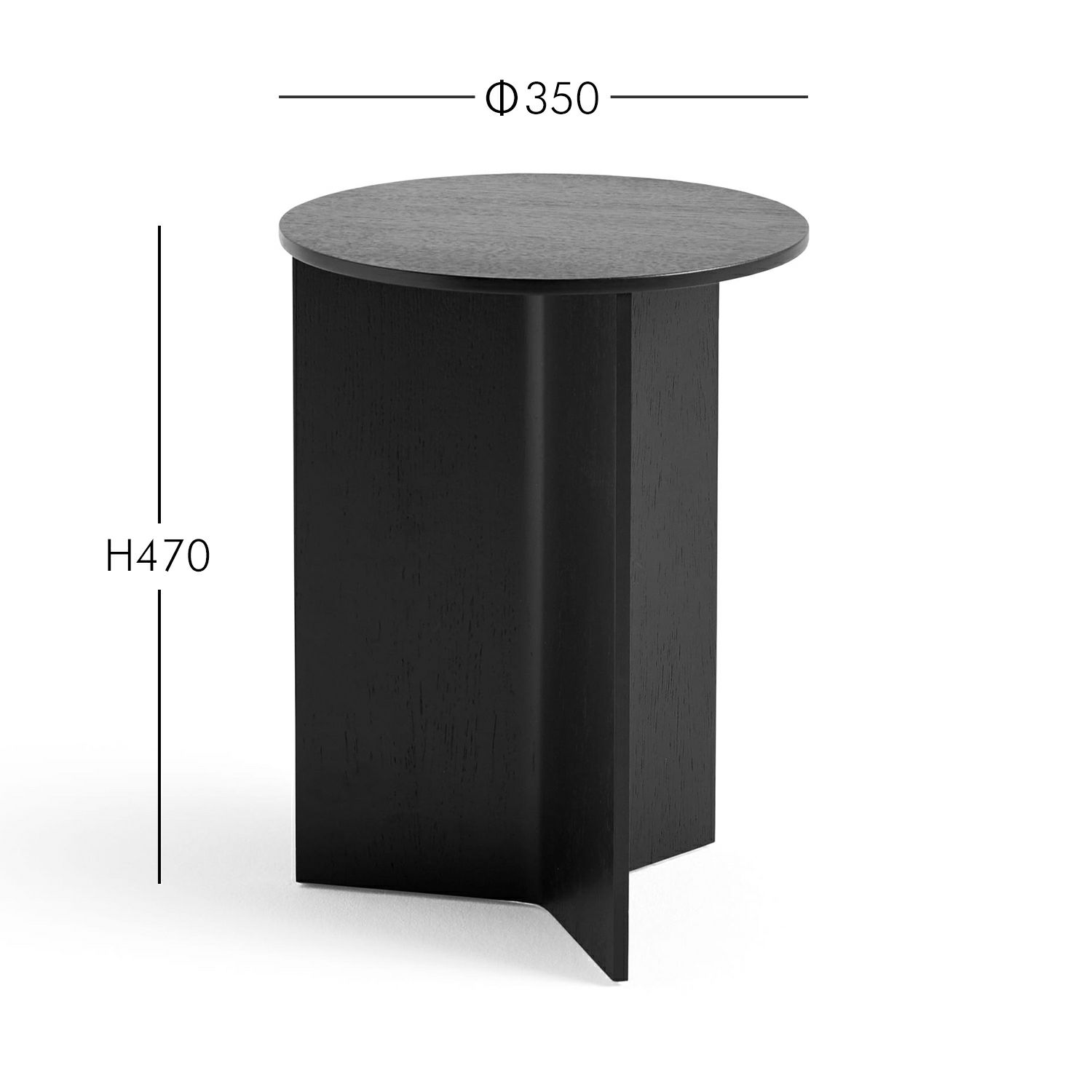 【値下げ】HAY SLIT TABLE HIGH BLACK スリットテーブル SLIT TABLE XL｜北欧デンマーク インテリアブランドの通販サイト【HAY